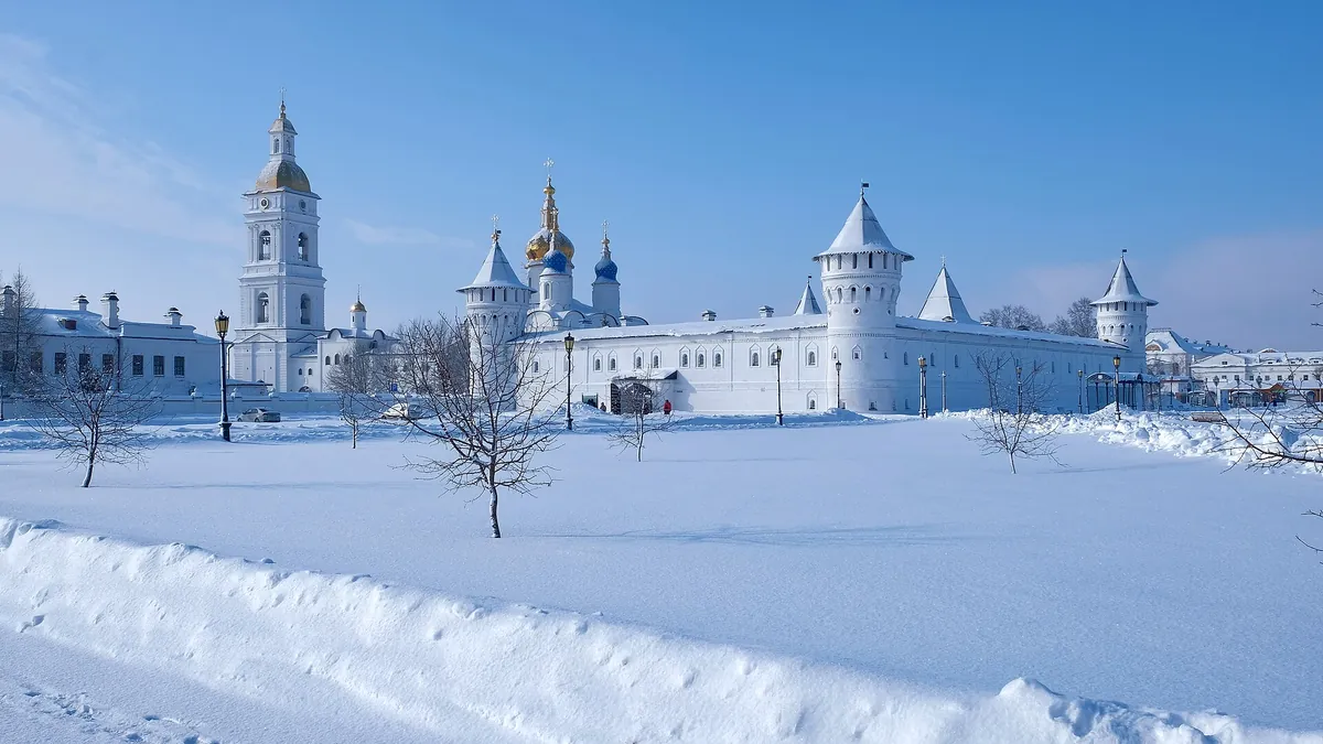 Тобольский кремль зимой